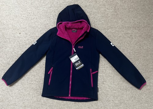 Bnwt girls jack wolfskin hood - girls,